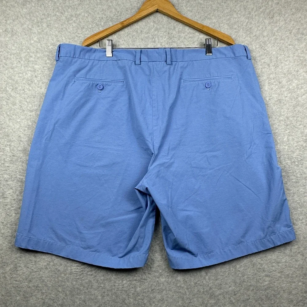 Vineyard Vines On-The-Go Shorts Mens 42 Blue Cotton 9" Inseam - Picture 2 of 7